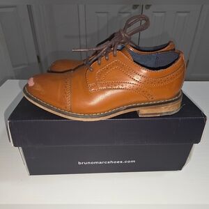 Bruno Marc | Boy's Tan Dress Shoes